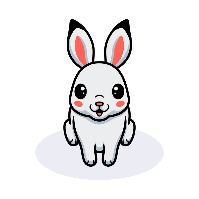 Vẻ dễ thương ngọt ngào của cute thỏ chibi khiến ai cũng mê