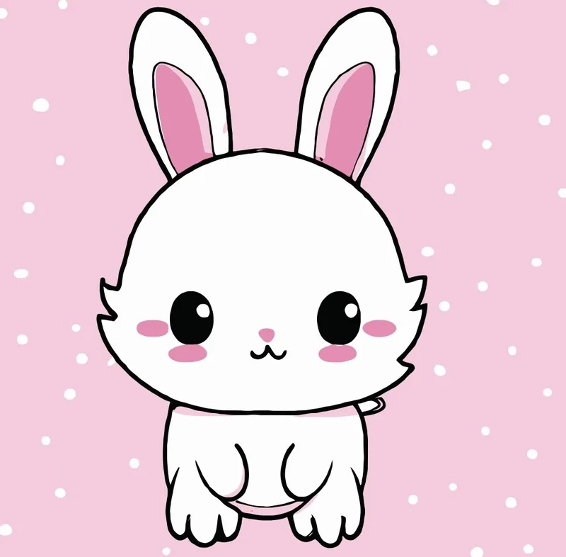 Đắm chìm trong thế giới hình thỏ chibi cute ngọt ngào