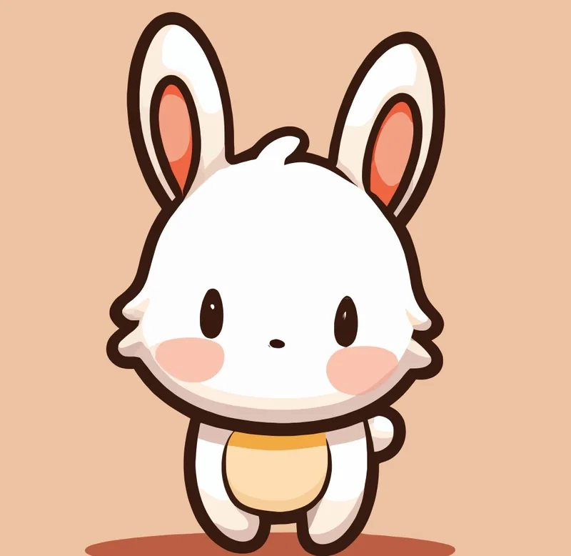 Hình ảnh hình thỏ con cute dành riêng cho fan động vật