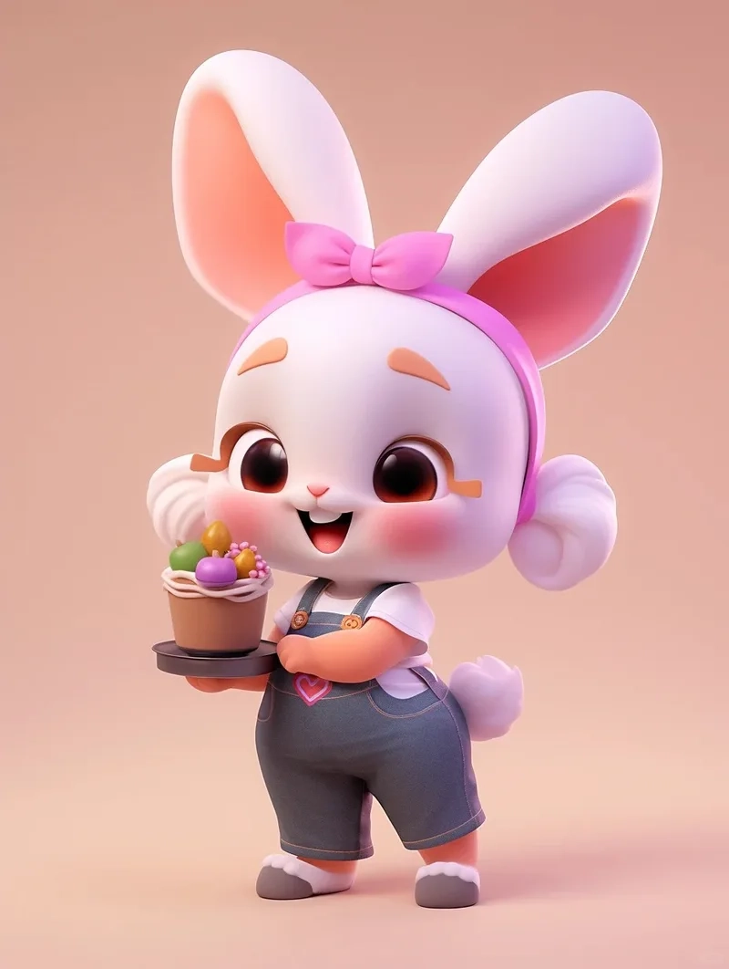 Ngập tràn niềm vui từ loạt thỏ cute chibi siêu ngộ nghĩnh