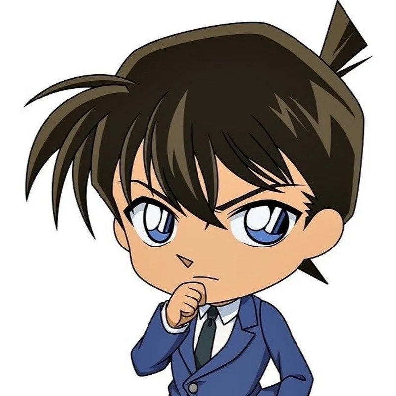 Không thể rời mắt trước bộ hình conan chibi cute