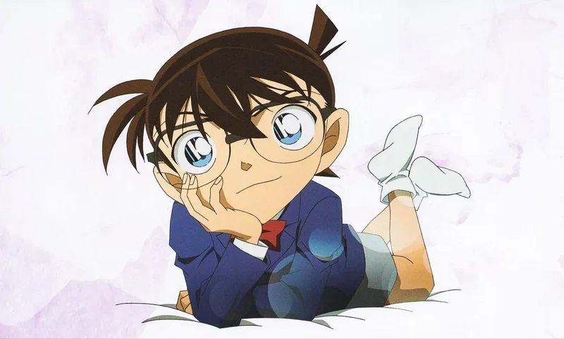 Nét vẽ đơn giản cực dễ thương từ hình conan chibi dễ vẽ