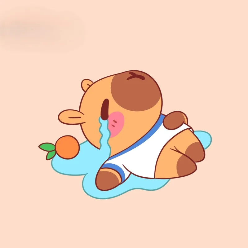 Ngộ nghĩnh không tưởng với avatar capybara chibi