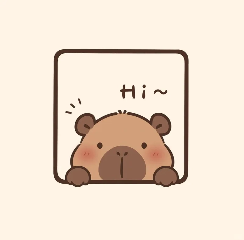 Đừng bỏ lỡ chibi cute hình nền capybara vô tri cực chất