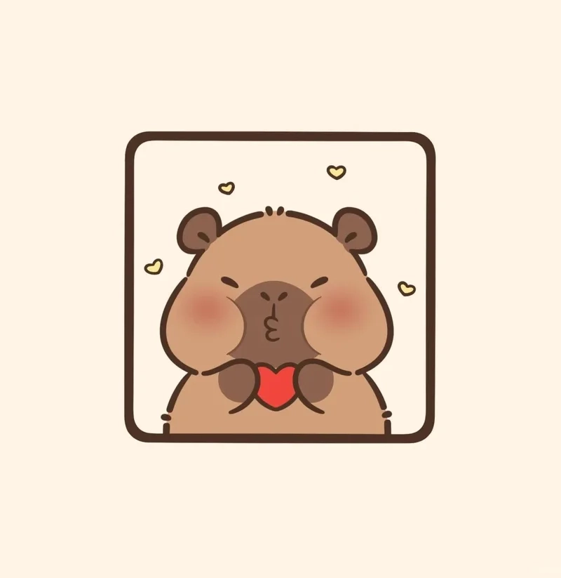 Cập nhật ngay ảnh nền điện thoại ảnh nền điện thoại capybara chibi cute