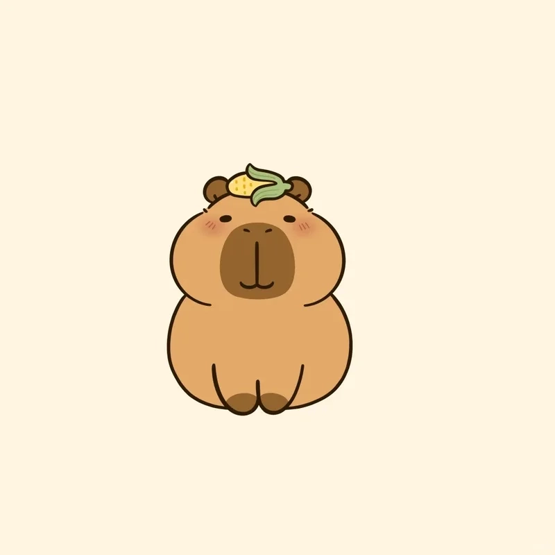 Hình nền dễ thương từ hình nền chibi cute hình nền capybara cute chibi