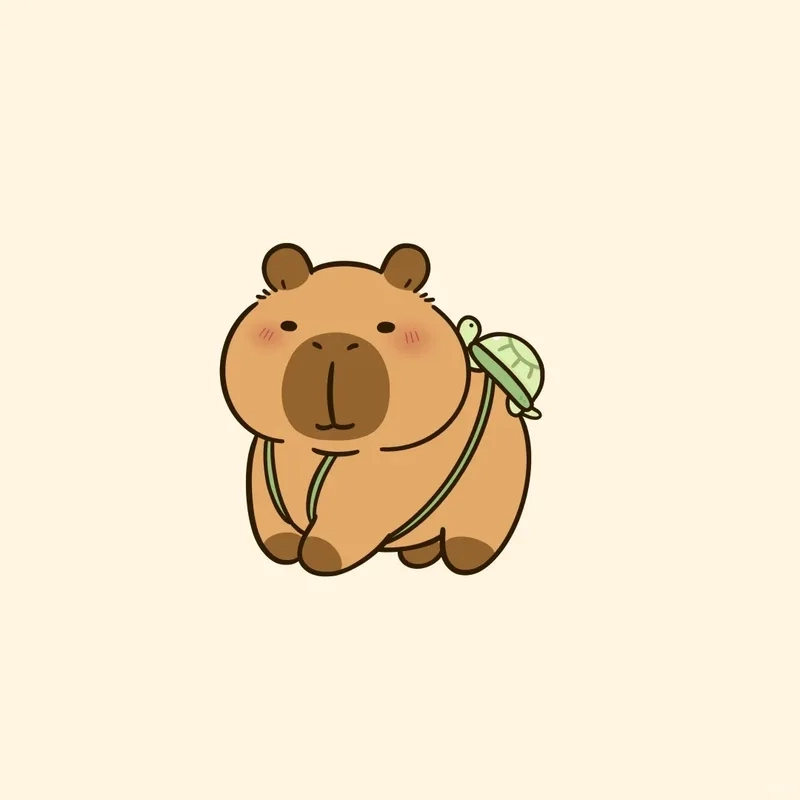 Cập nhật chibi cute avatar capybara chibi cute cho mạng xã hội