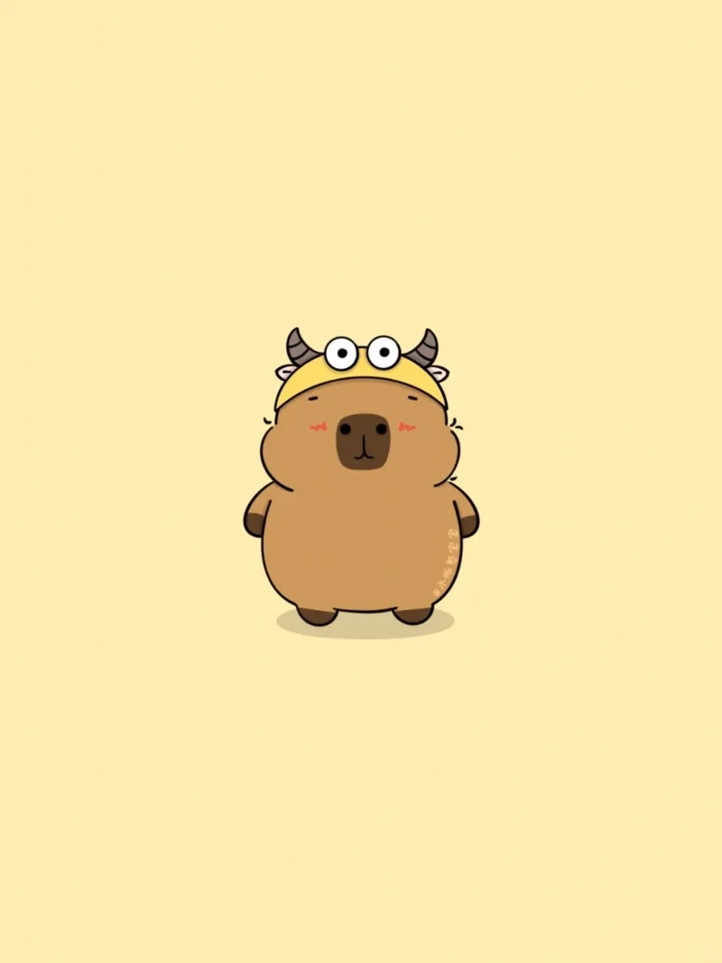 Chiêm ngưỡng bộ chibi hình ảnh capybara chibi mới nhất