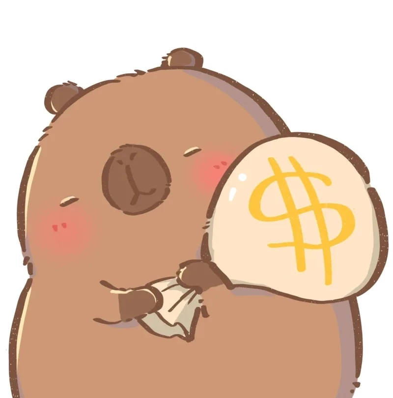 Nền ảnh chất lượng từ ảnh nền capybara chibi