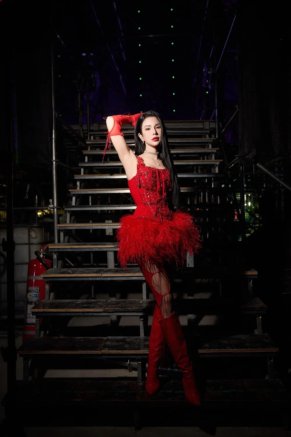 Vóc dáng nổi bật gây chú ý chiều cao Diệp Lâm Anh