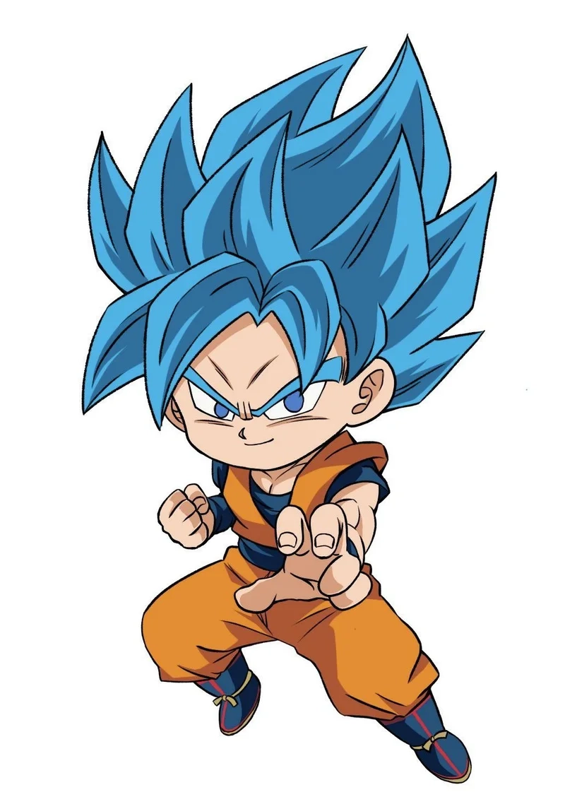 Ấn tượng mạnh với ảnh goku black chibi cực chất