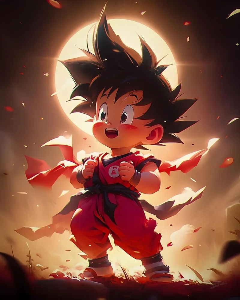 Bộ sưu tập blue goku chibi đẹp đến nao lòng