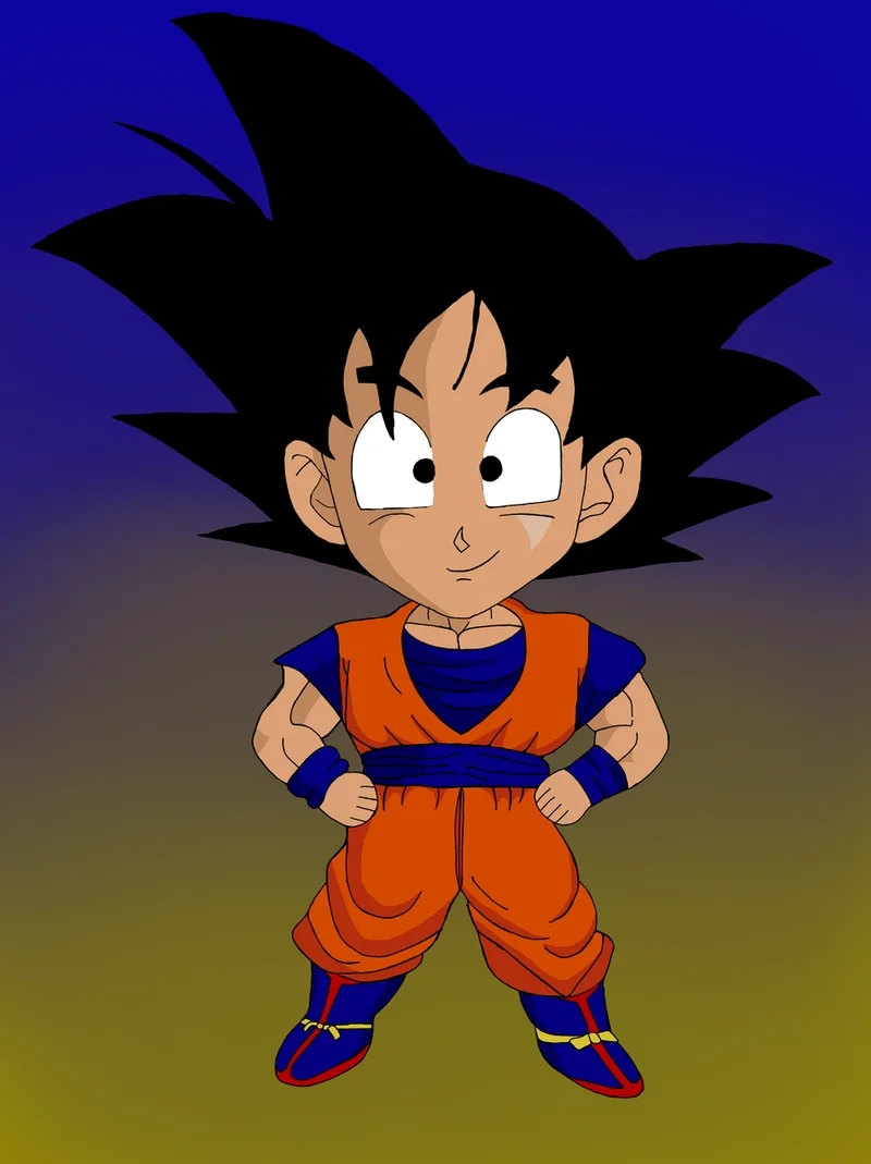 Phá đảo độ cute với goku chibi ssj blue