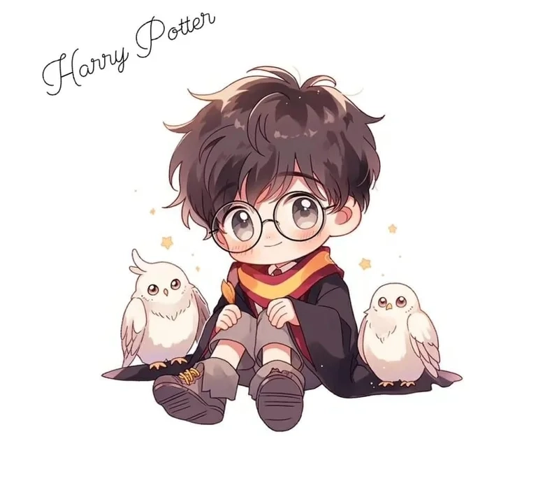 Bạn đã xem hết hình ảnh harry potter chibi cực kỳ đáng yêu chưa