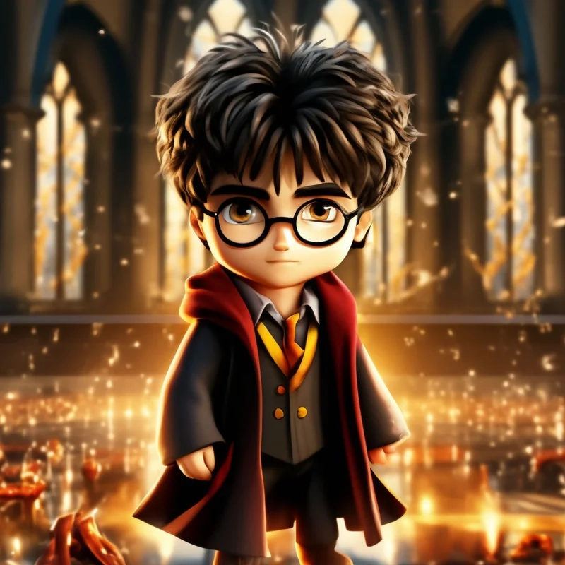 Cô nàng thông minh Hermione phiên bản harry potter chibi hermione