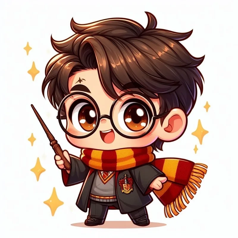 Bạn đã tải trọn bộ harry potter chibi stickers siêu cute chưa