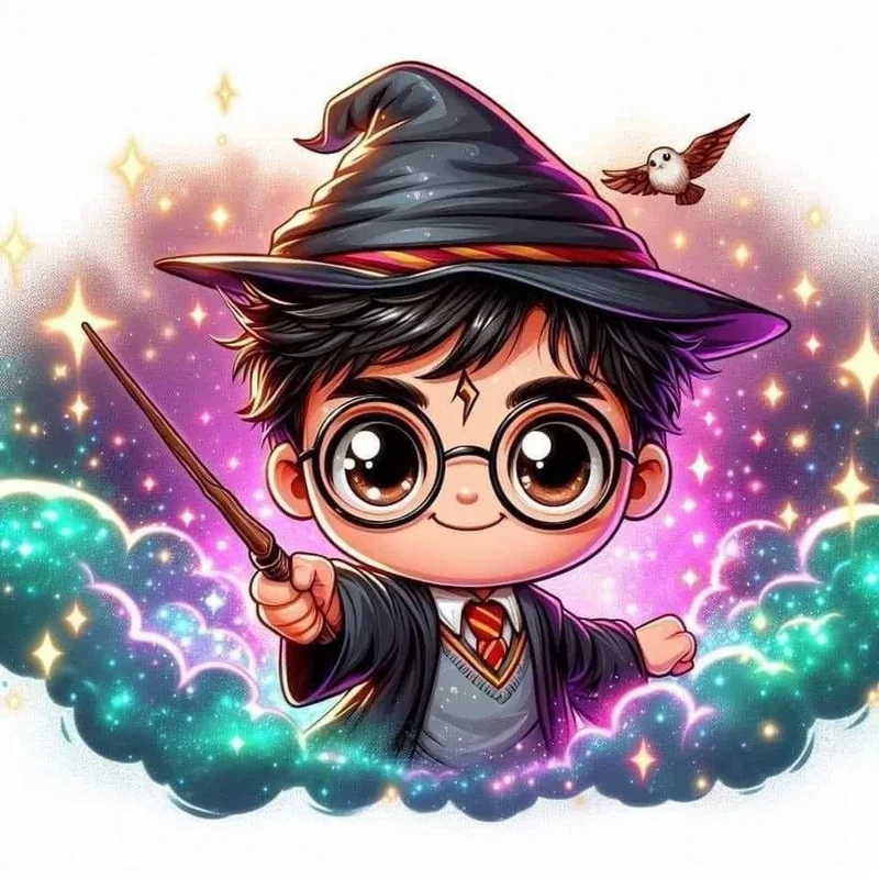 Hình nền cực chất về hình nền harry potter chibi