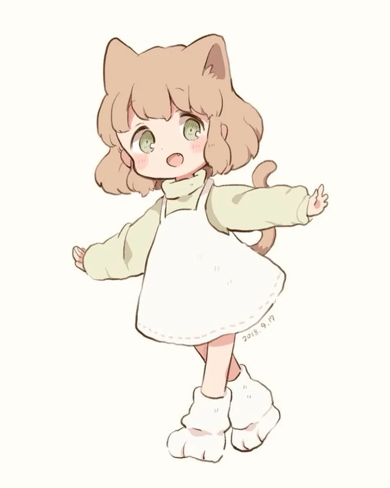 Gây thương nhớ với bộ ảnh anime chibi nữ cute ngọt ngào khó cưỡng