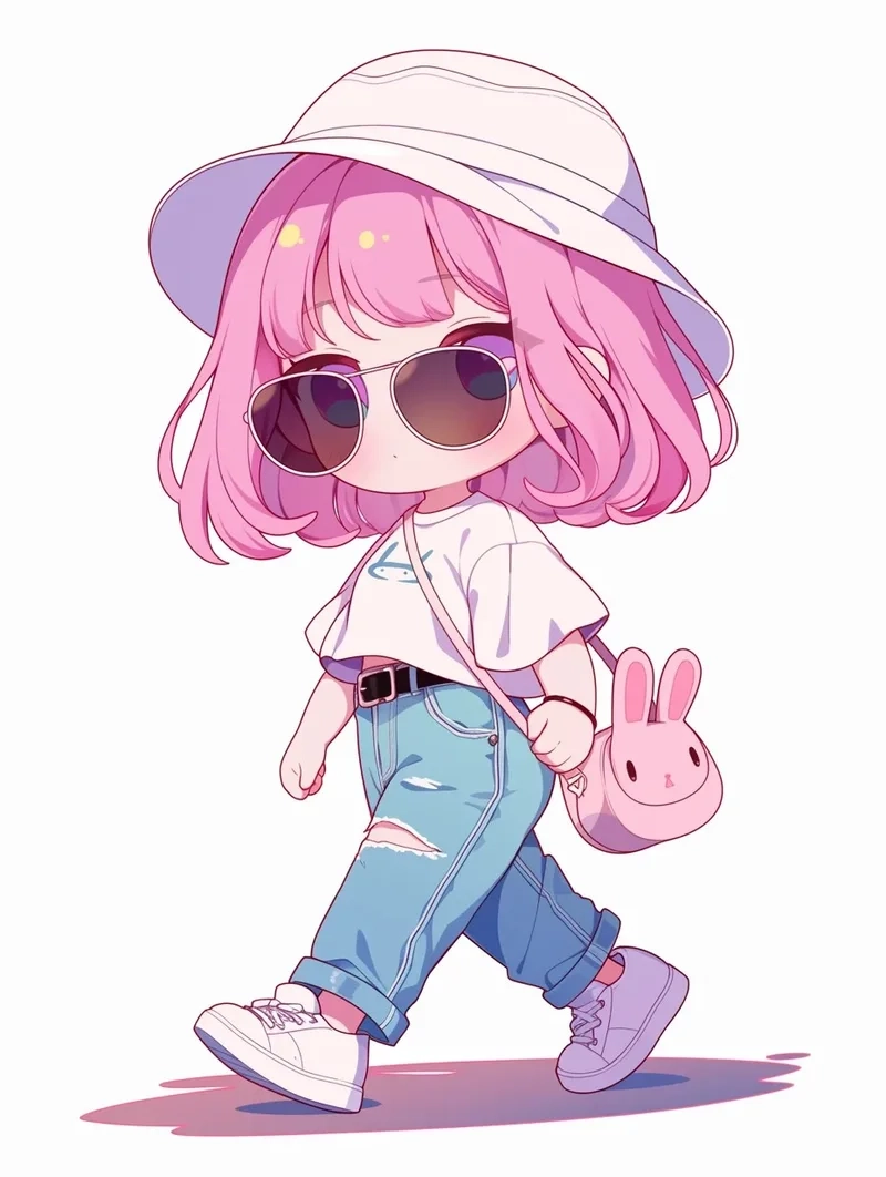 Mê mẩn vẻ đẹp dễ thương từ ảnh nữ cute chibi