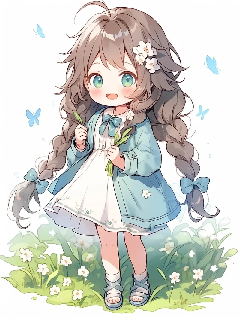 Hình ảnh chibi ngầu nữ dành riêng cho nàng cá tính