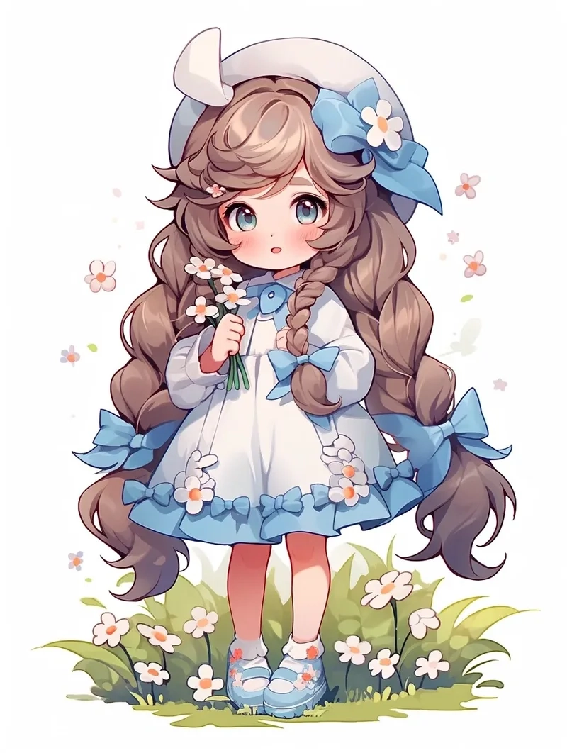 Giao diện nổi bật nhờ hình nền chibi nữ ngầu cực chất