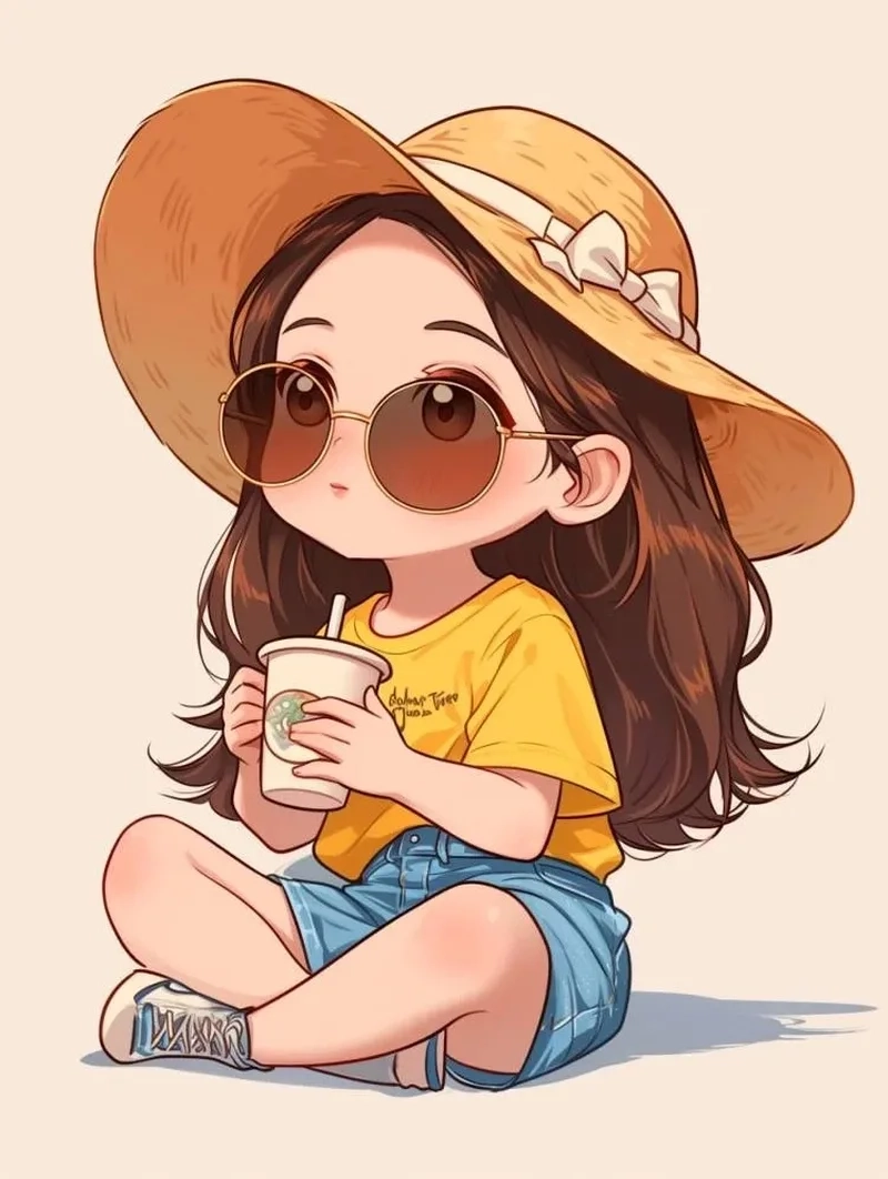 Mê mẩn nét đáng yêu trong anime nữ chibi phong cách Nhật Bản