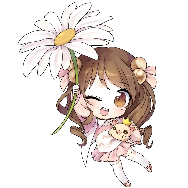 Mở khóa điện thoại với hình anime chibi cute nữ siêu dễ thương