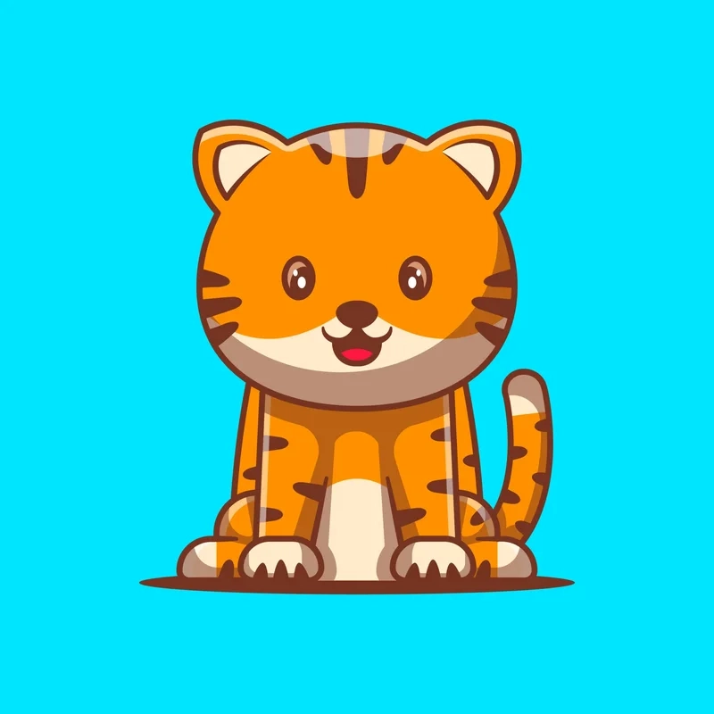 Học cách đơn giản để tạo ra cách vẽ con hổ chibi