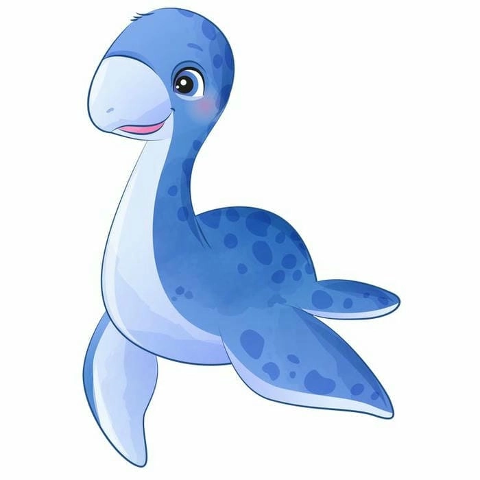 Dễ thương đến mức muốn ôm ngay khủng long chibi dễ thương