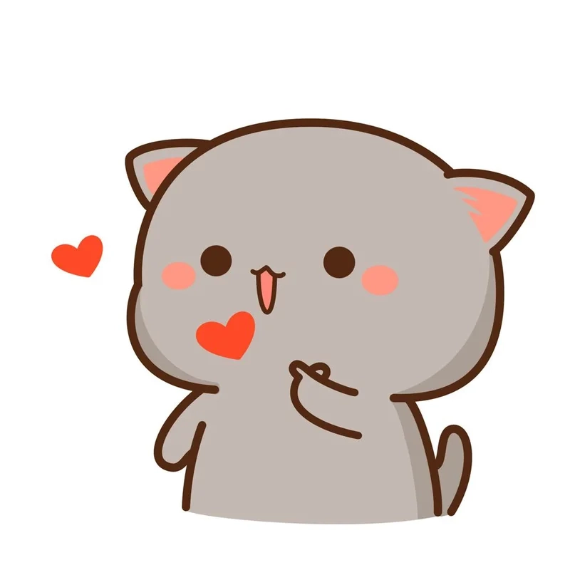 Ngắm nhìn các mẫu hình mèo chibi siêu xinh dễ tải