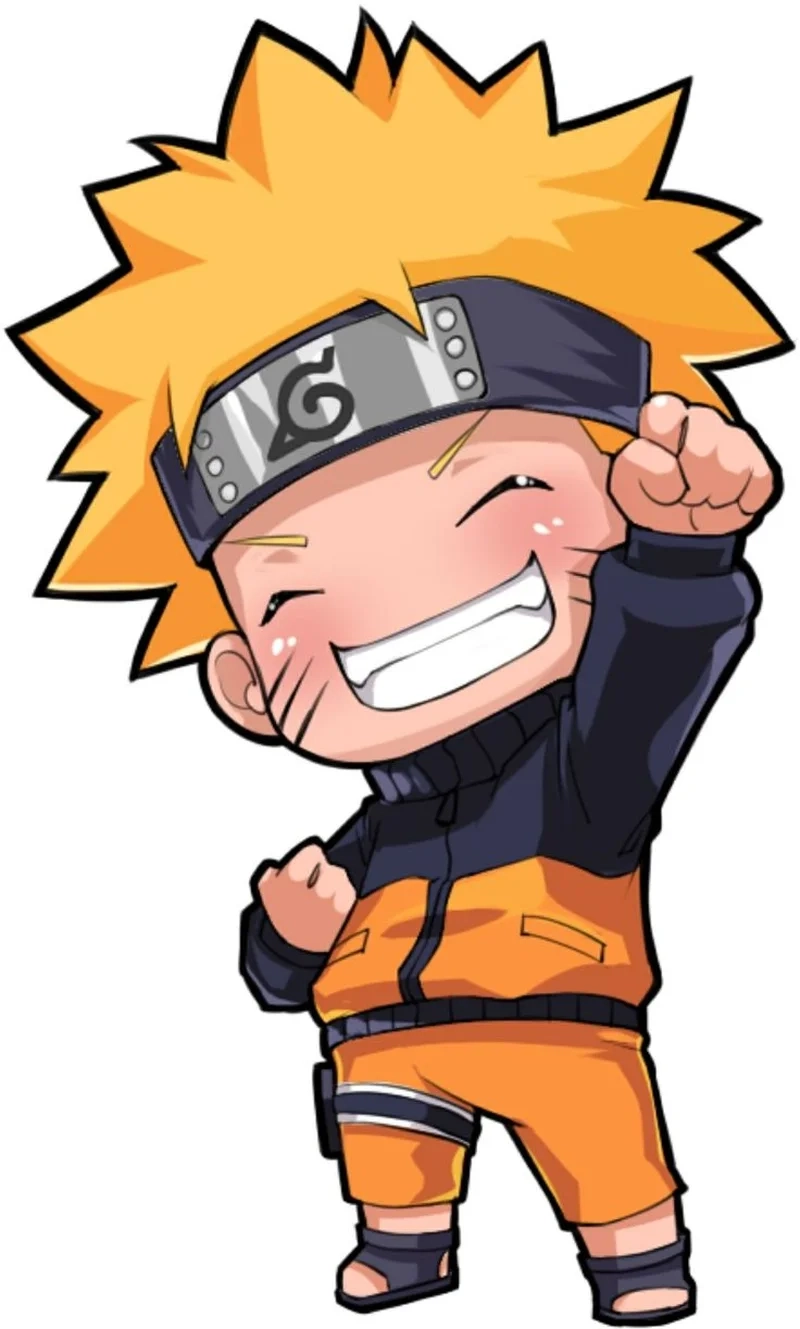 Dễ học dễ vẽ nhất chính là hình vẽ naruto chibi
