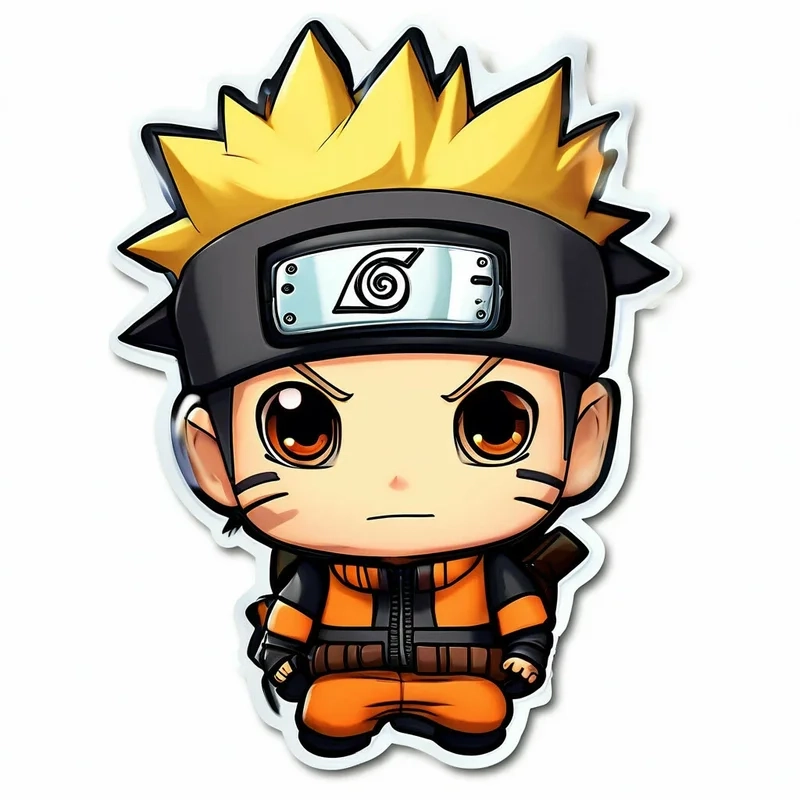 Giờ học vẽ không nhàm chán với tranh to màu naruto chibi