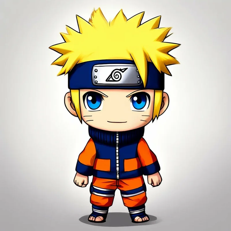 Fan cứng không thể bỏ qua bộ anh naruto chibi
