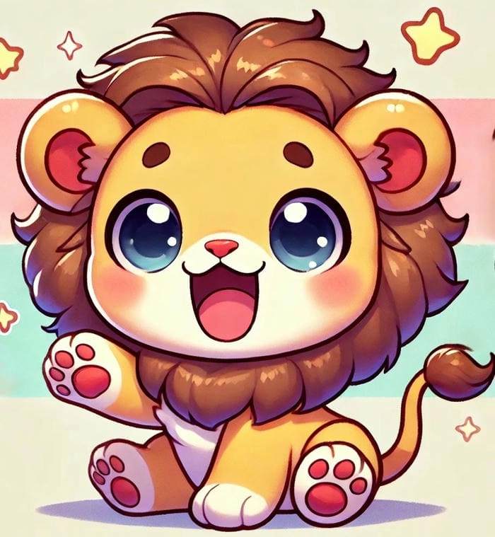 Tuyển tập ảnh cực đáng yêu dành riêng cho cung sư tử chibi cute
