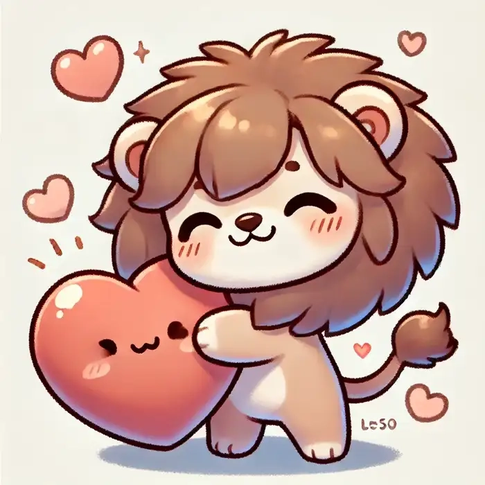 Fan cung hoàng đạo sẽ mê mẩn với hình chibi cung sư tử