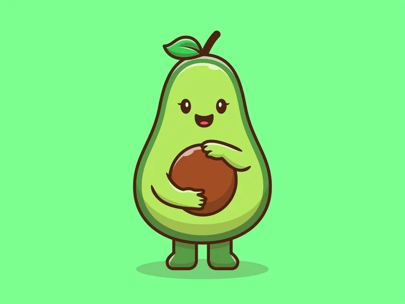 Bức ảnh bơ cute chibi khiến ai cũng cười tít mắt