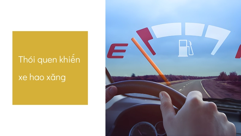 Thói quen khiến xe hao xăng bạn chưa biết