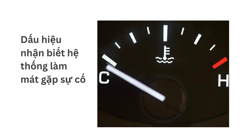 Đồng hồ nhiệt độ nước làm mát báo động cơ quá nhiệt