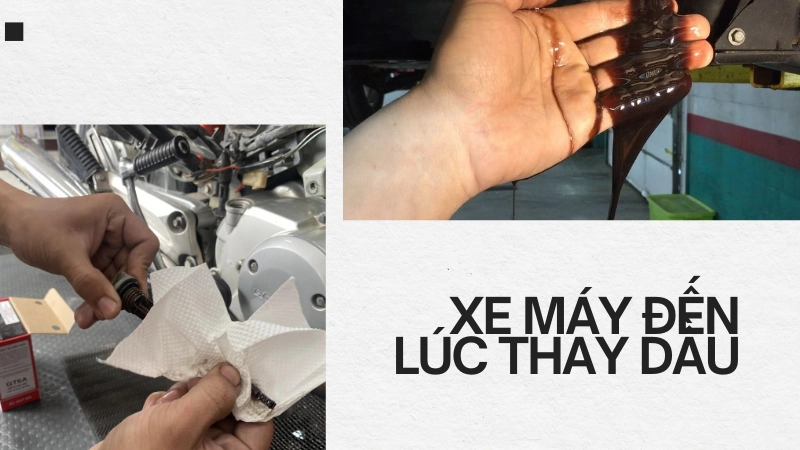 Dấu hiệu xe máy cần thay dầu ngay lập tức