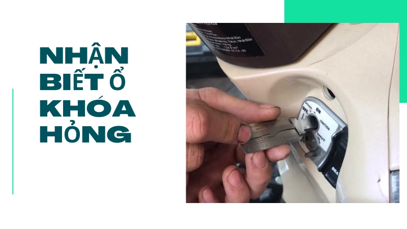 Dấu hiệu ổ khóa xe máy sắp hỏng cần lưu ý